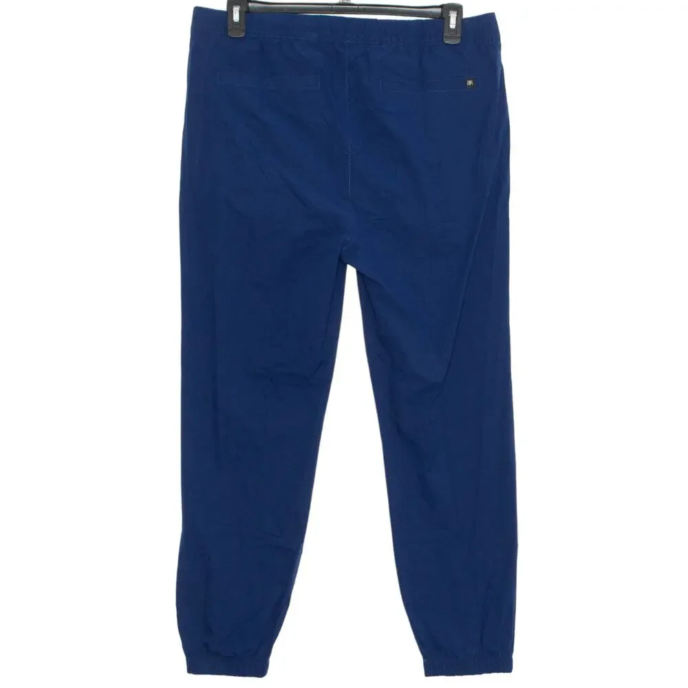 Banana Republic Mens Pants Jogger Pull On Elastic Waist Blue Size Large FE